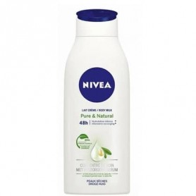 Nivea Bodymilk | Pure & Natural | Fles 400ml | met Biologisch geteelde Argan & Jojoba Olie