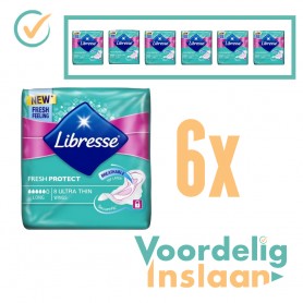 6x Libresse Maandverband Long Ultra Thin